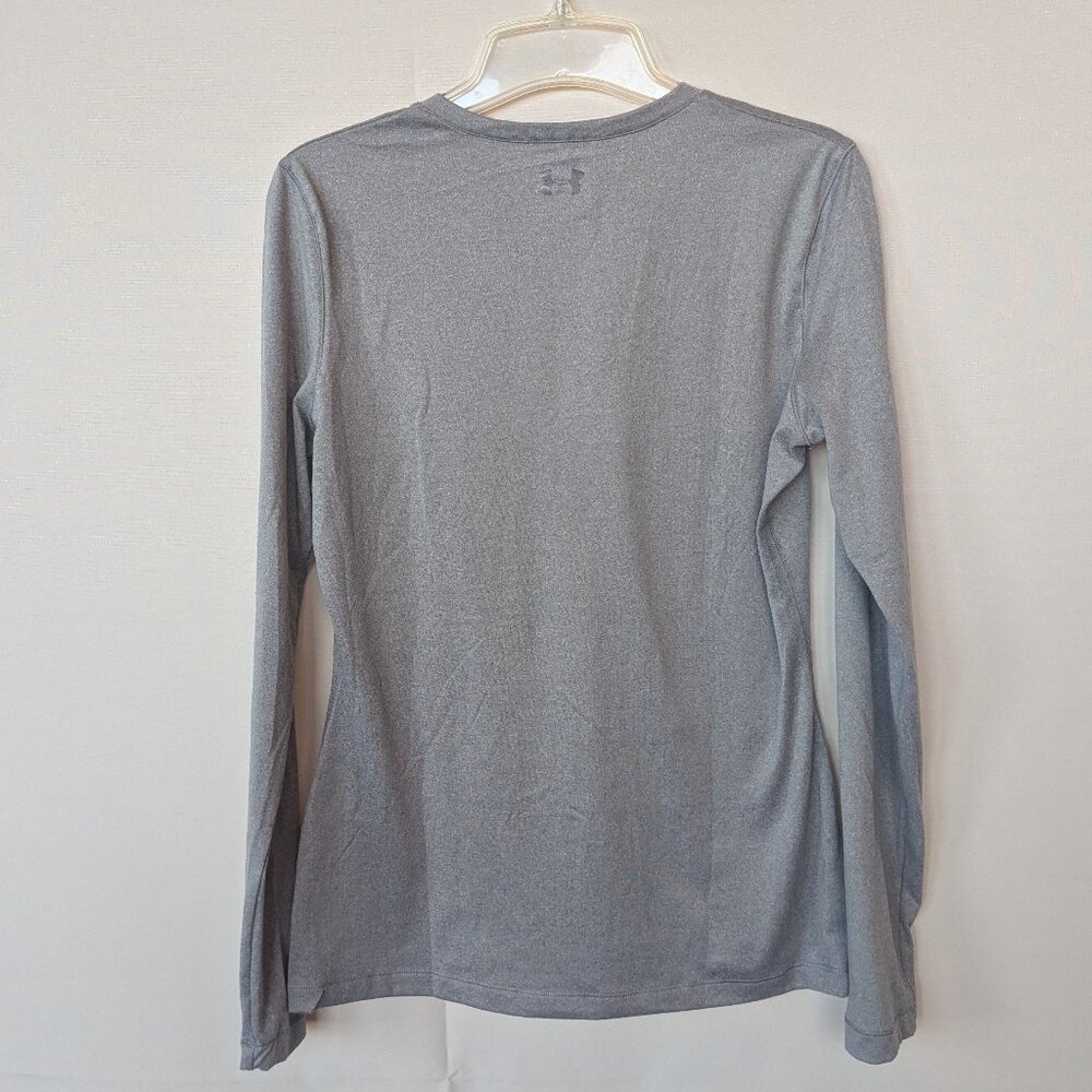 Undor Armour V-neck Fitted Long Sleeve Top - Picture 3 of 6